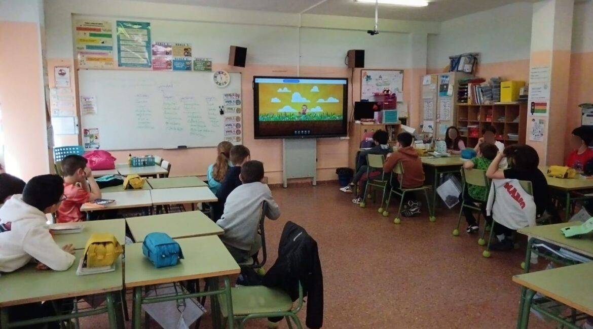 Taller en el Ceip Miguel Hernandez en Alcorcón