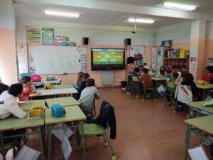 Taller en el Ceip Miguel Hernandez en Alcorcón
